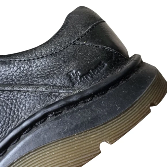 Dr. Martens 11194 Leather Black Lace Up Oxfords